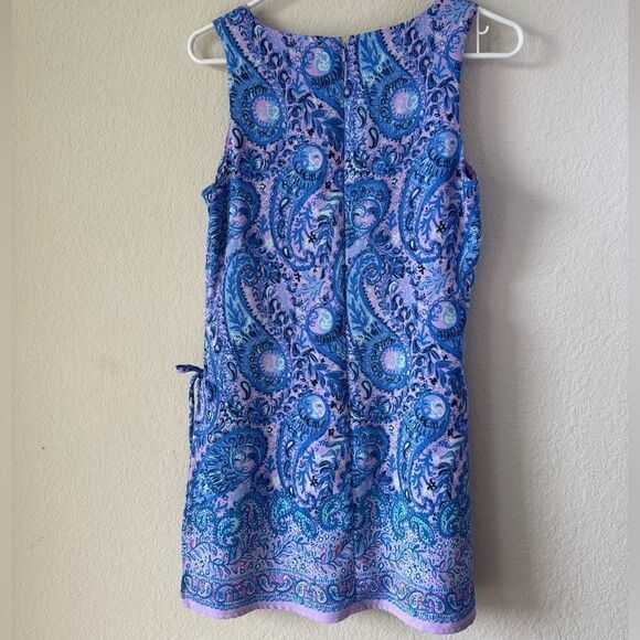 Lilly Pulitzer Hello Sunshine Donna Romper Purple Paisley Sleeveless Size‎ 2 - Picture 7 of 12